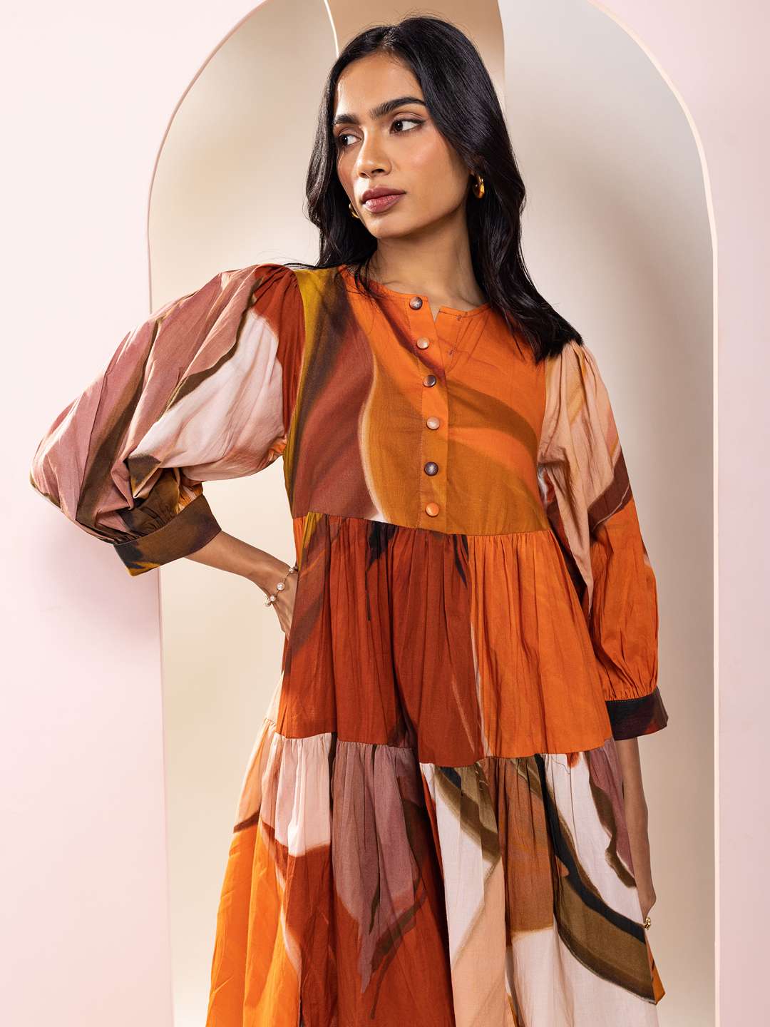 Sienna Printed Mini Dress