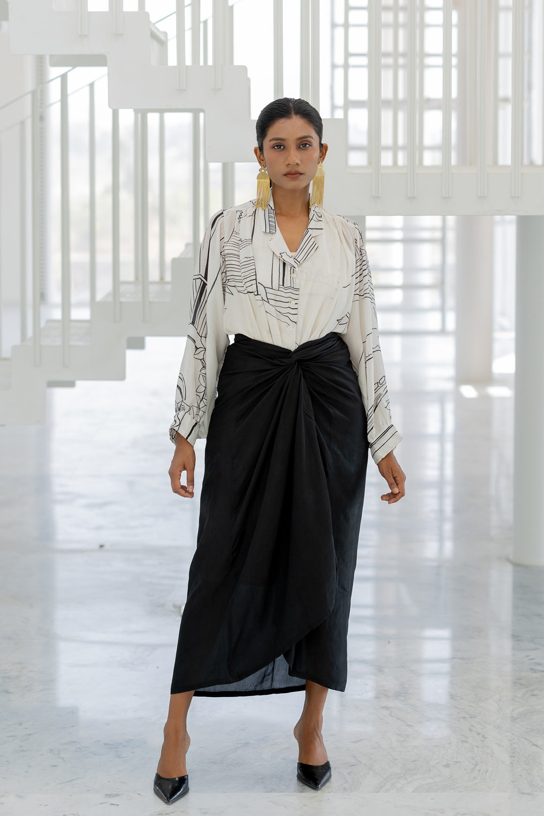 Arched Doorways Skirt Set- SS