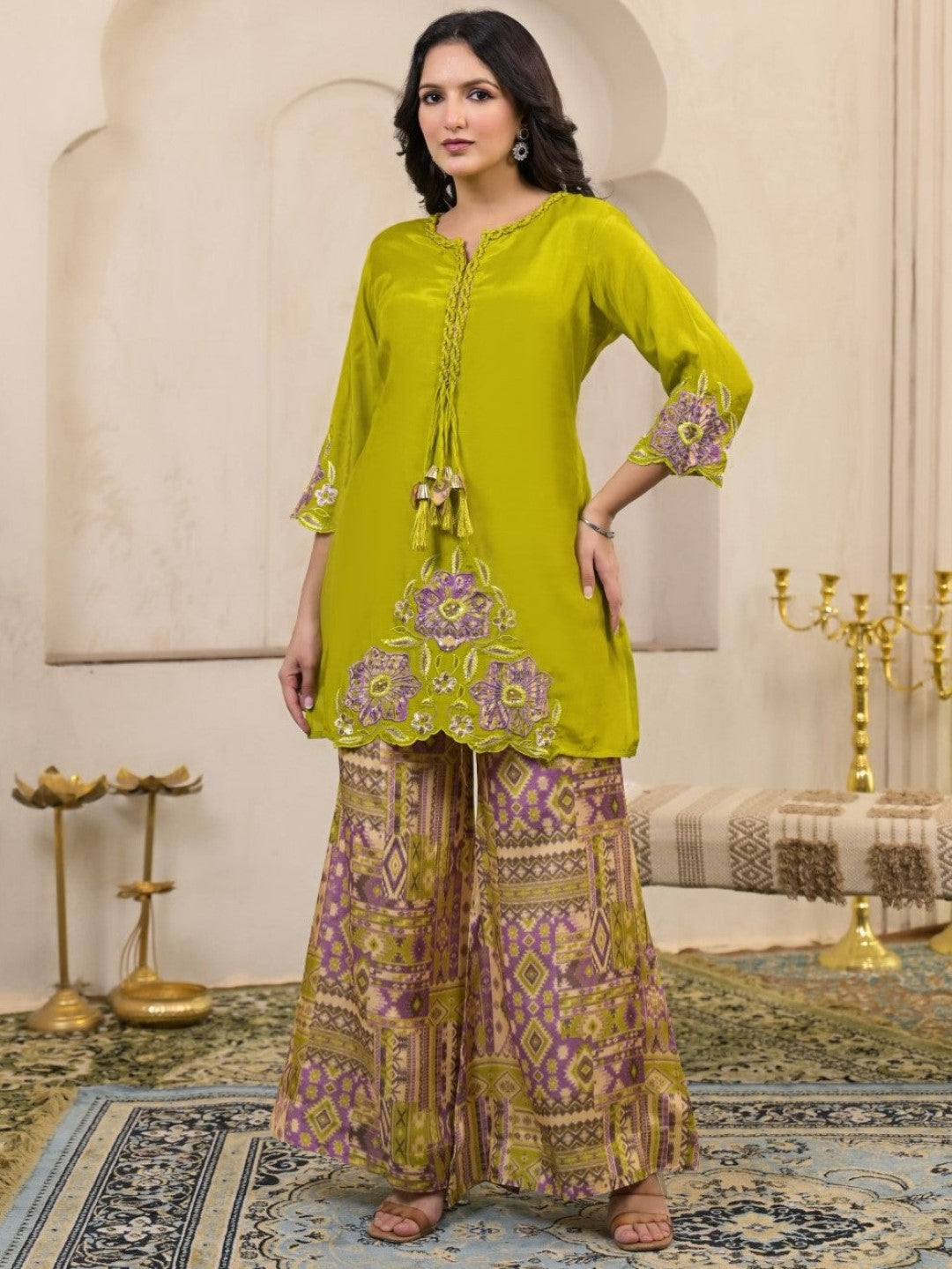Kara basil Premium co-ord set-AL