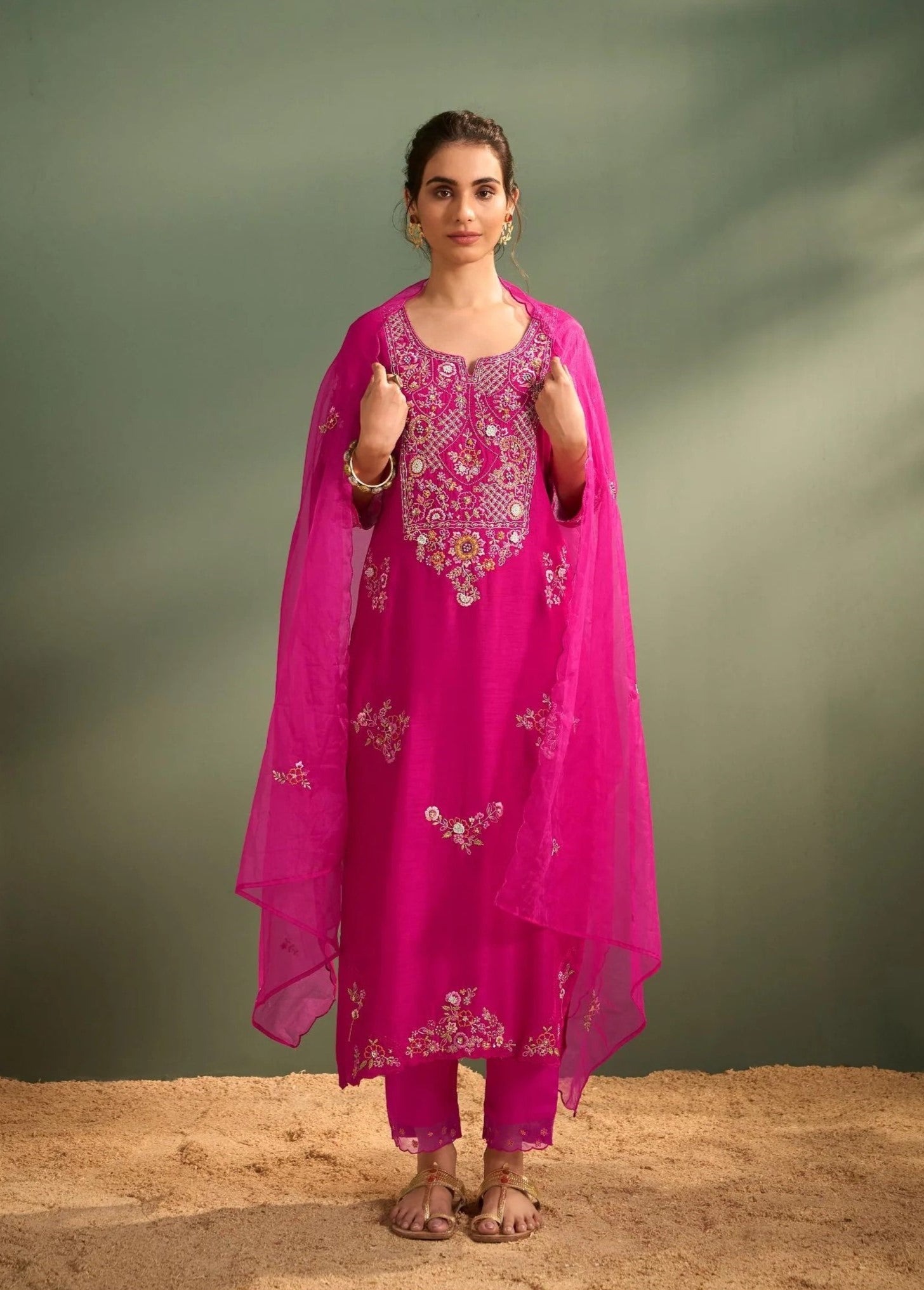 Ira Rose Full Work Suit set-AL