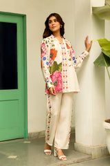 BLOOM PRINT SHIRT SET- II