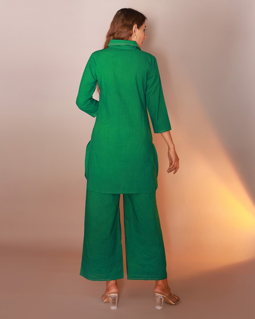 Jayti Fern Butterfly Cotton Co-ord Set