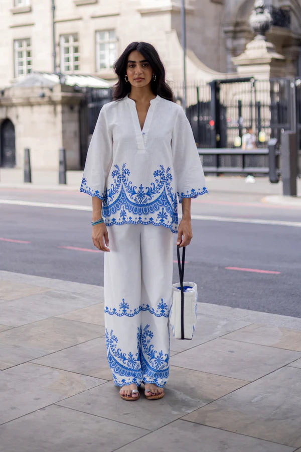 Azure Broderie White Set- II
