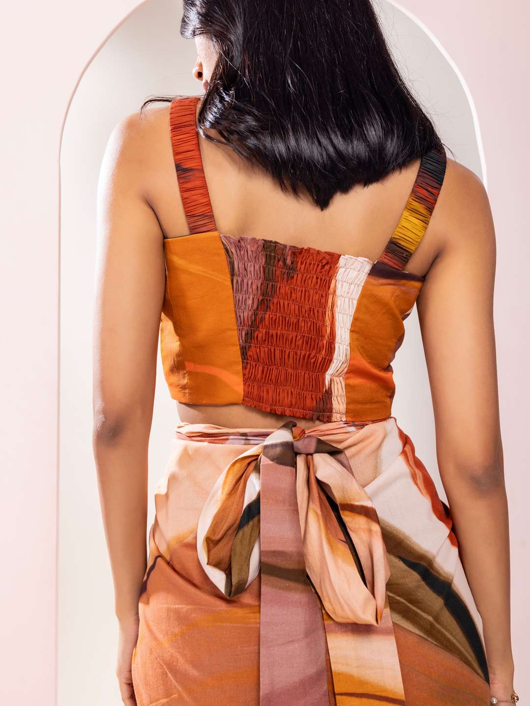 Sienna Printed Co-ord Set With Skirt (Set of 2)