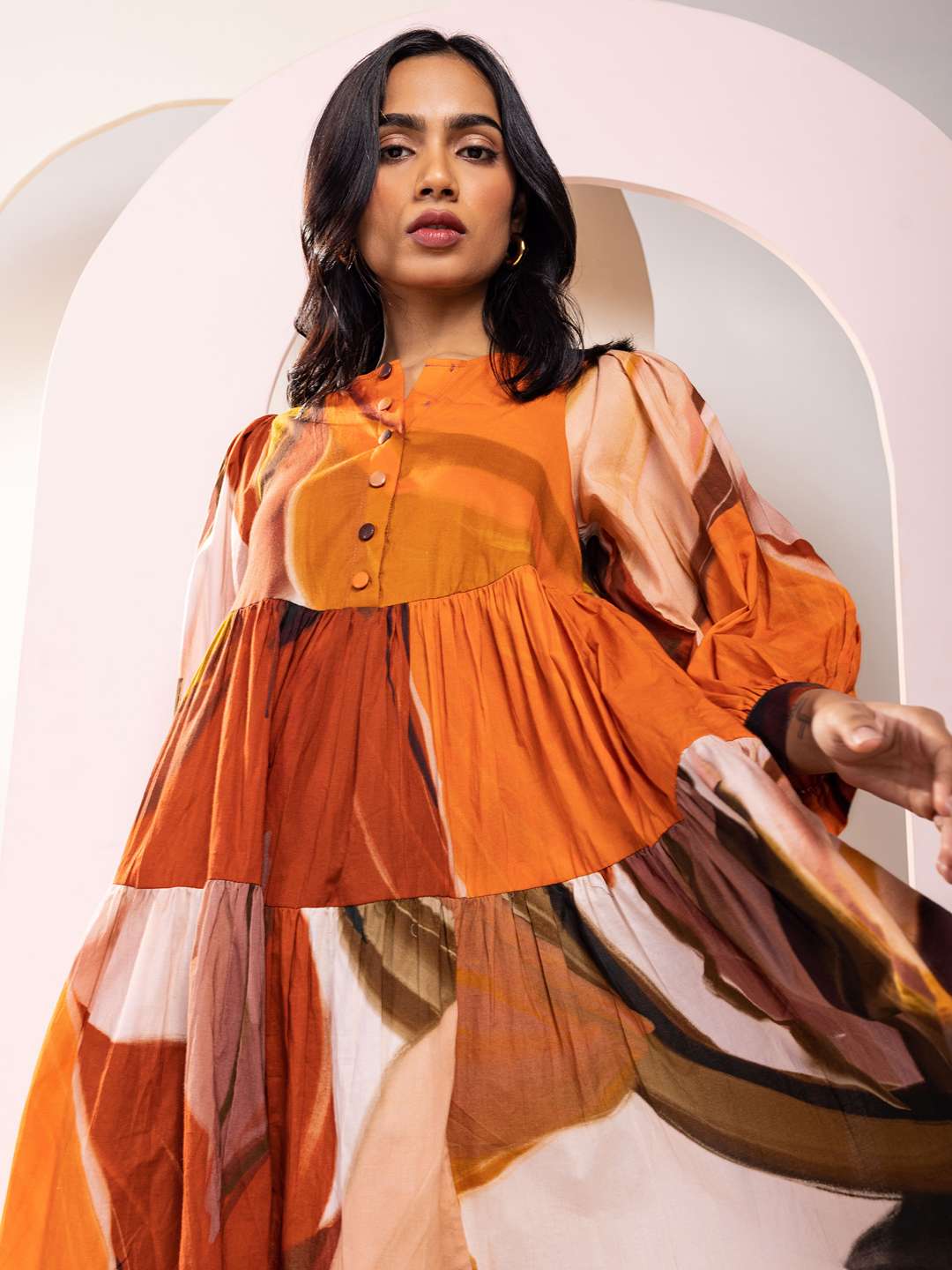 Sienna Printed Mini Dress