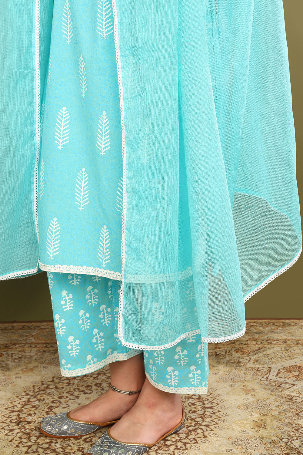 Blue Plain Kota Dupatta