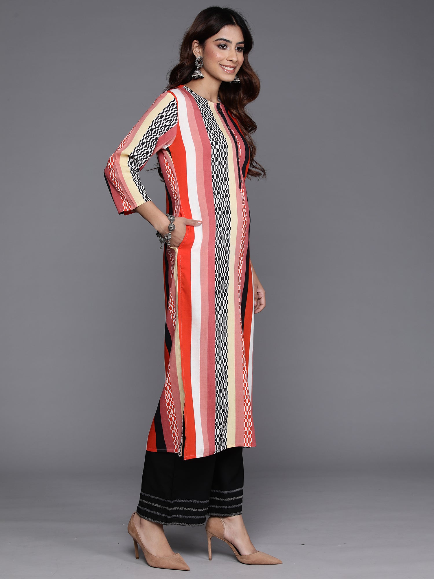 Multi Printed Straight Kurtas