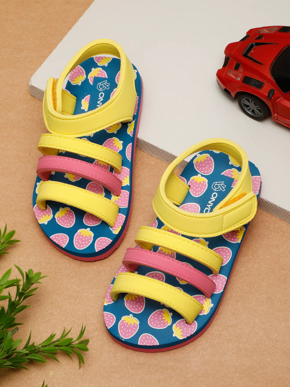 Premium Blossom Strawberry Sandals - NavyBlue (Unisex)