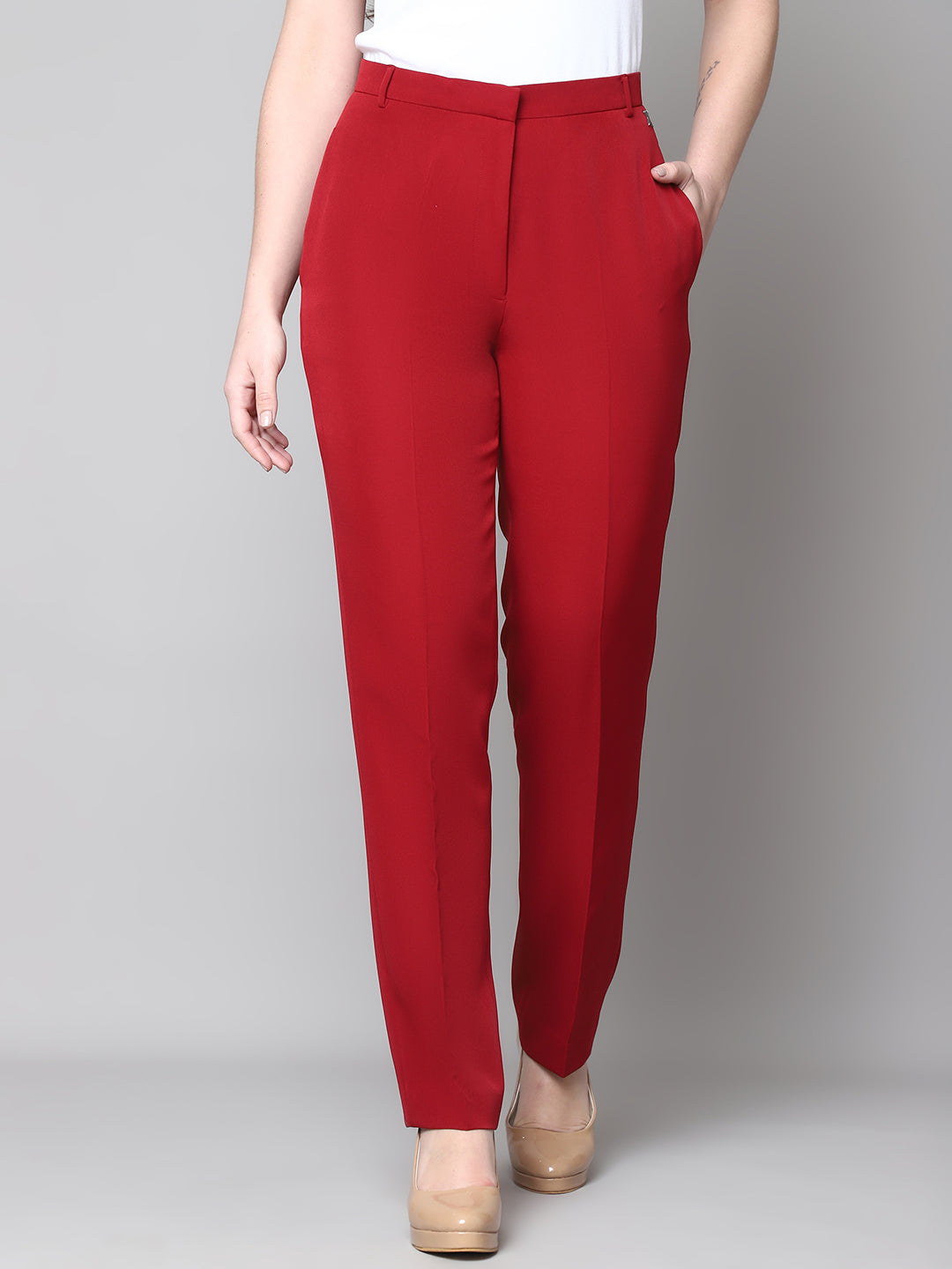 Exude Empathy & Edge Straight Fit Trouser