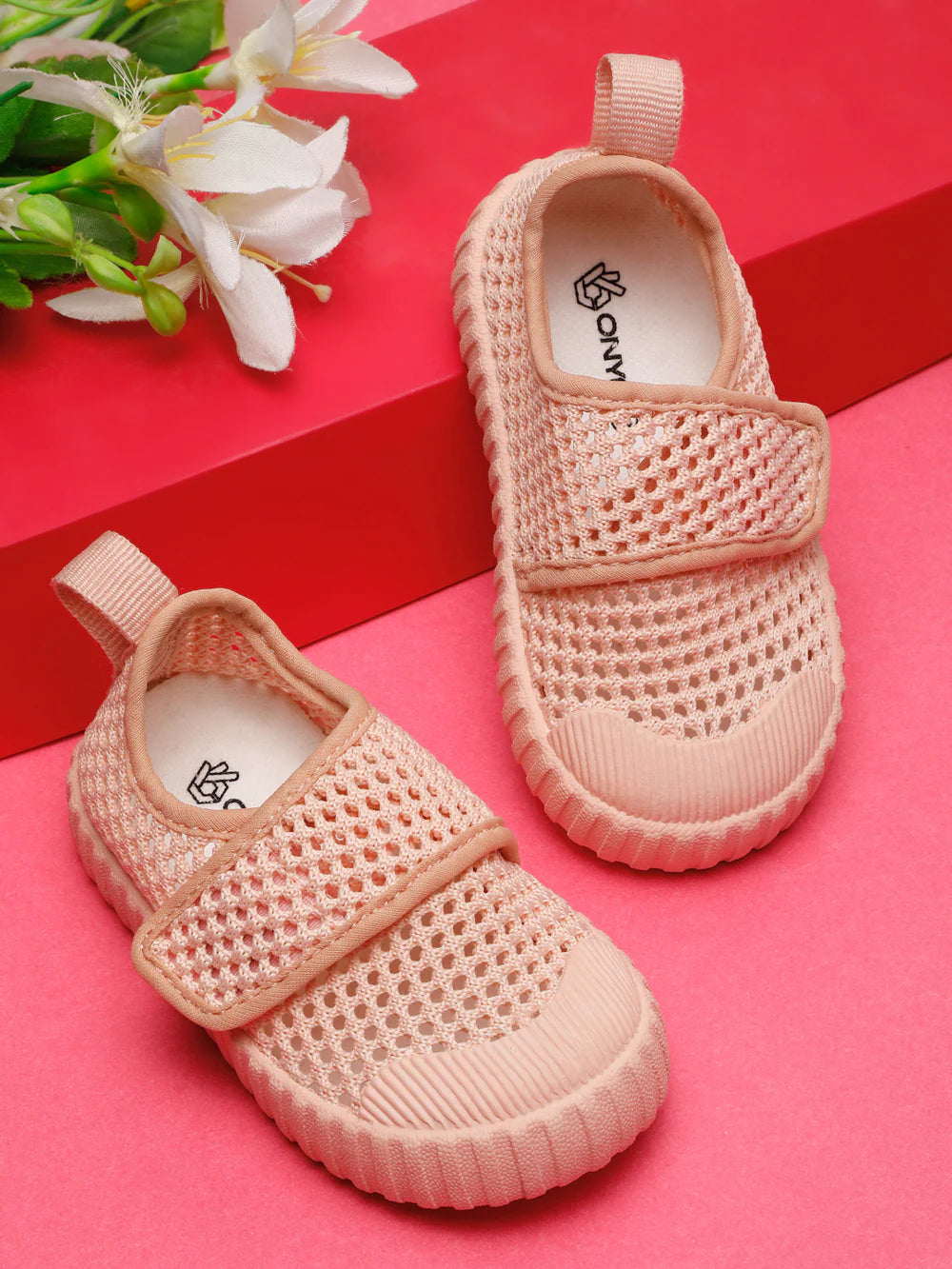 AIRY Toddlers's First Step Breathable Shoes - Peach (Unisex)