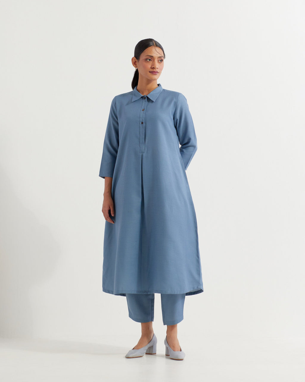 Blue Victoria Co-ord Set (Set of 2)- IC