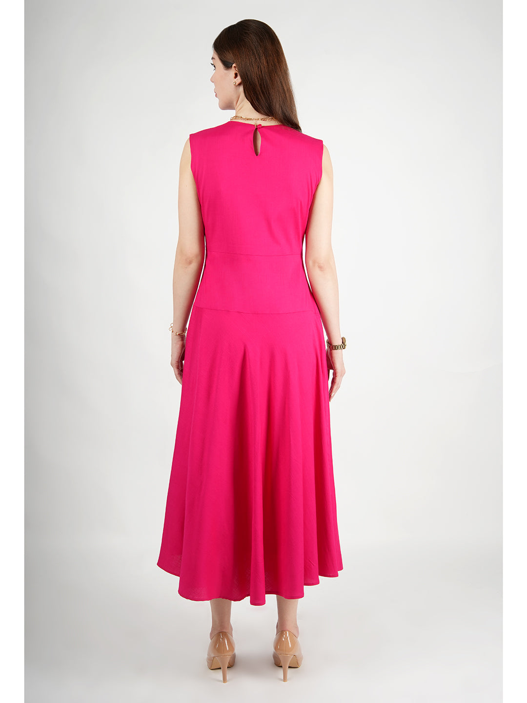 Exude Effulgent Maxi Flared Dress