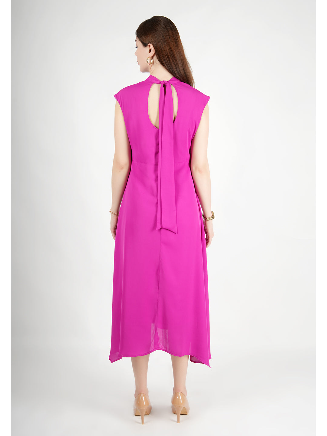 Exude Vibrance Open Back Midi Dress