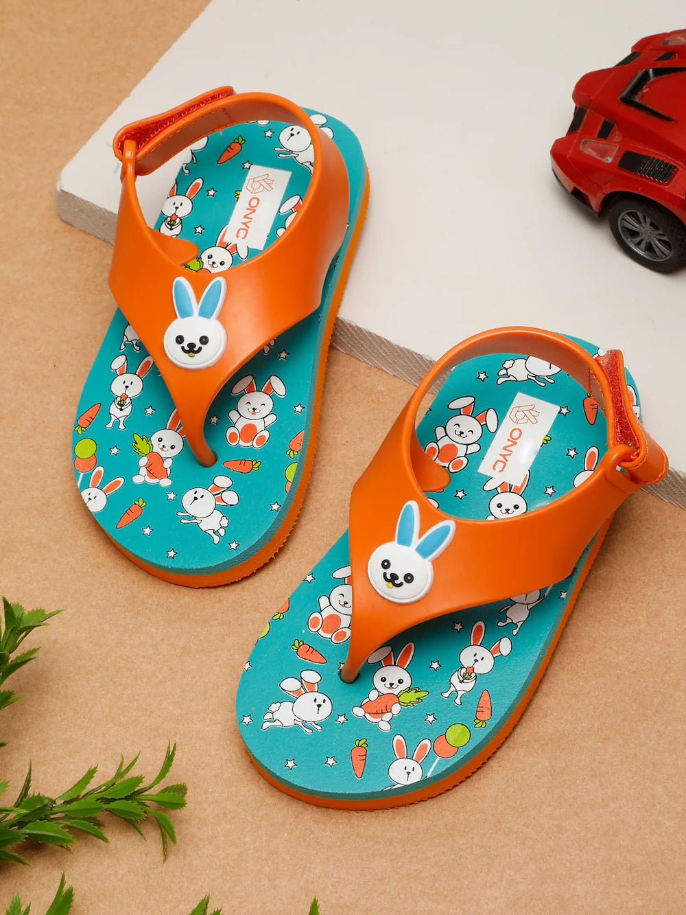 Premium Bunny Jellies Flip-flops - Orange (Unisex)