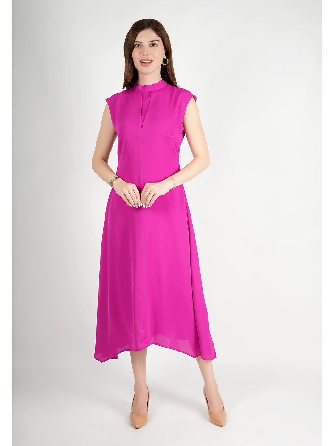 Exude Vibrance Open Back Midi Dress