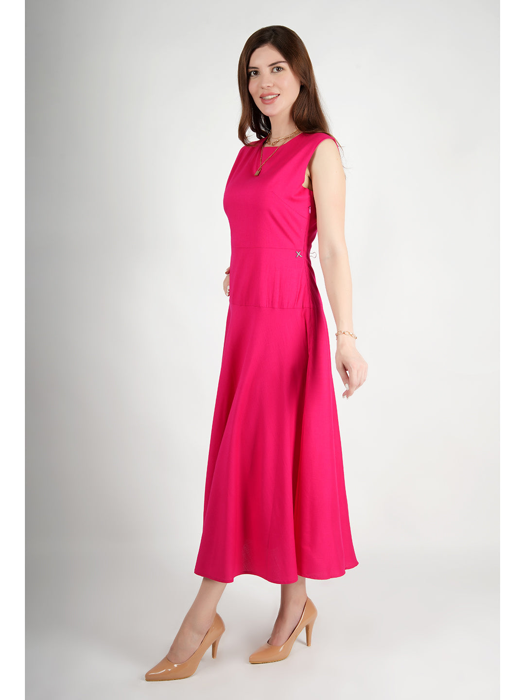 Exude Effulgent Maxi Flared Dress