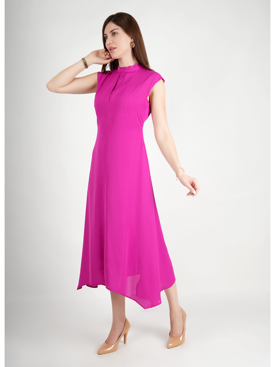 Exude Vibrance Open Back Midi Dress