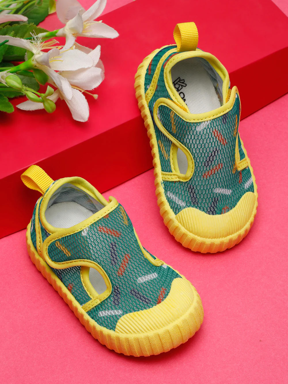 Premium Confetti Toddlers's Walking Shoes - Green (Unisex)