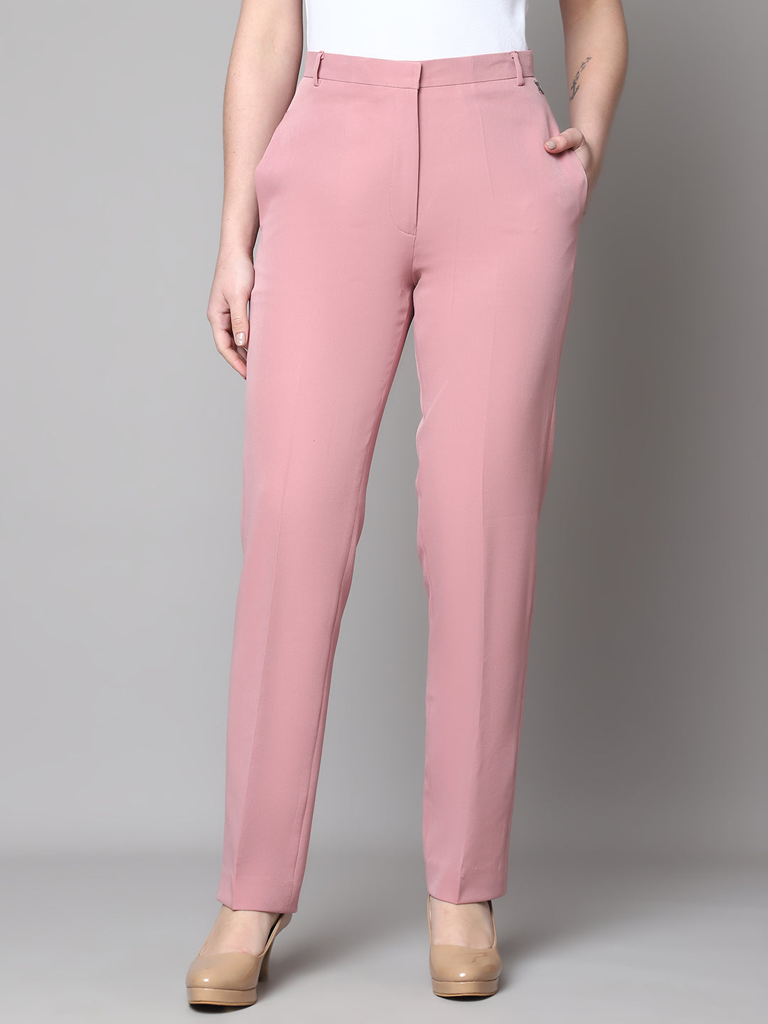 Exude Empathy & Edge Straight Fit Trouser