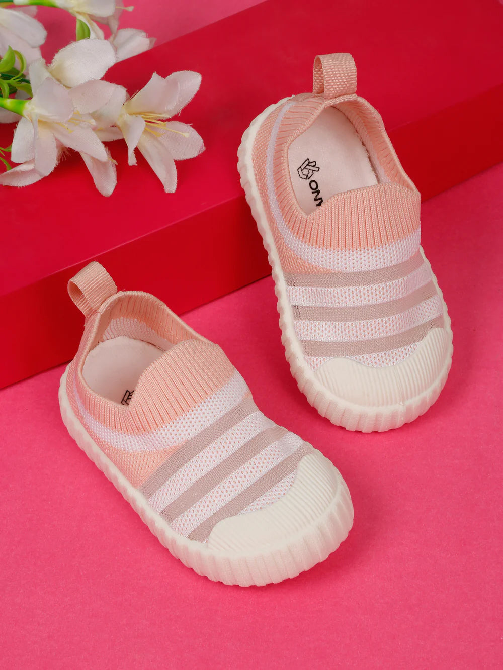 Sky Toddlers's First Step Breathable Shoes - Peach (Unisex)