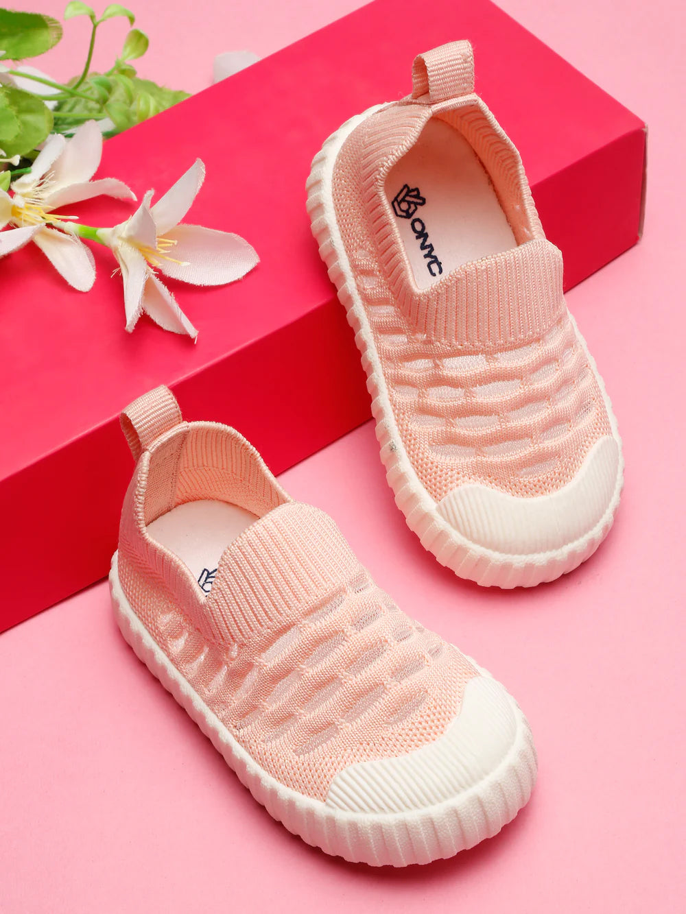 Cloudy Toddlers's First Step Shoes - Peach (Unisex)