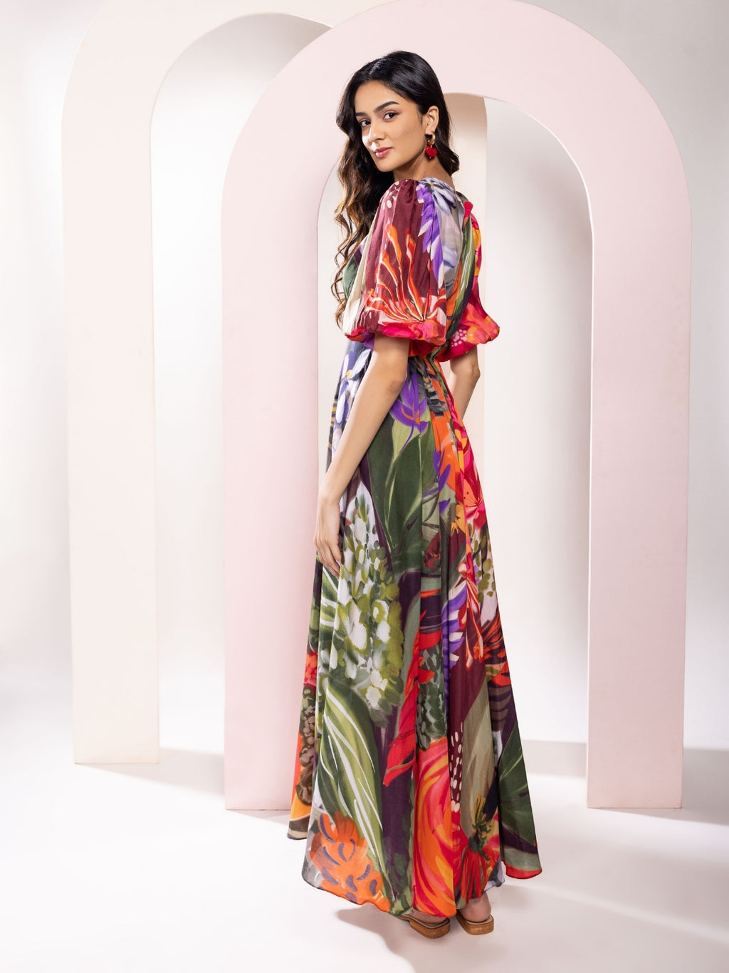 Botanica Printed Maxi Dress
