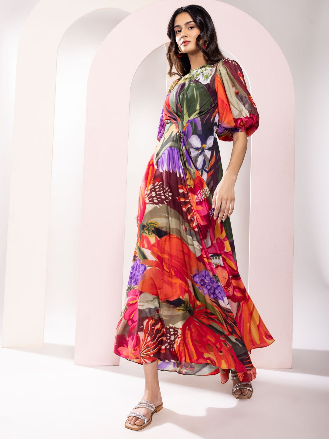 Botanica Printed Maxi Dress