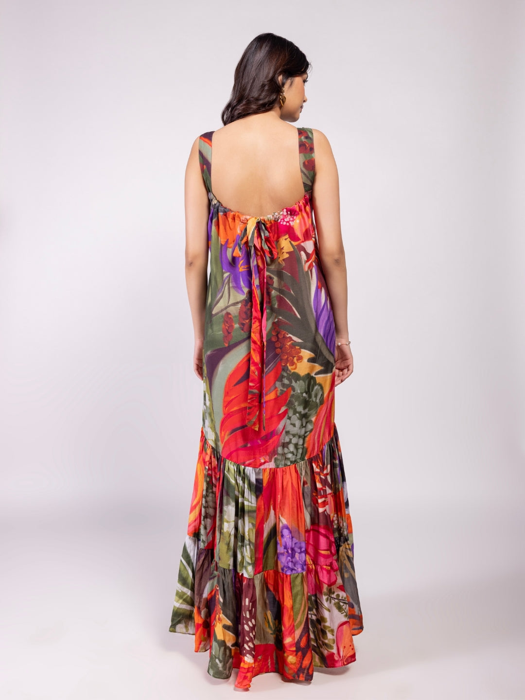 Botanica Printed Strappy Maxi Dress