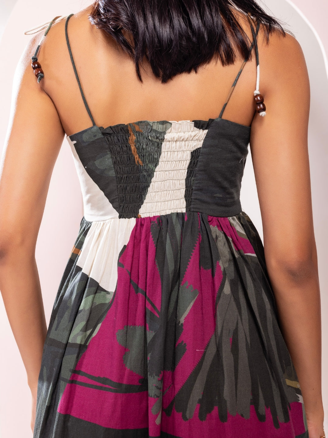 Tropica Printed Scallop Maxi Dress