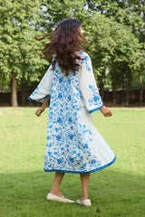 Capri Blue Midi Dress- II