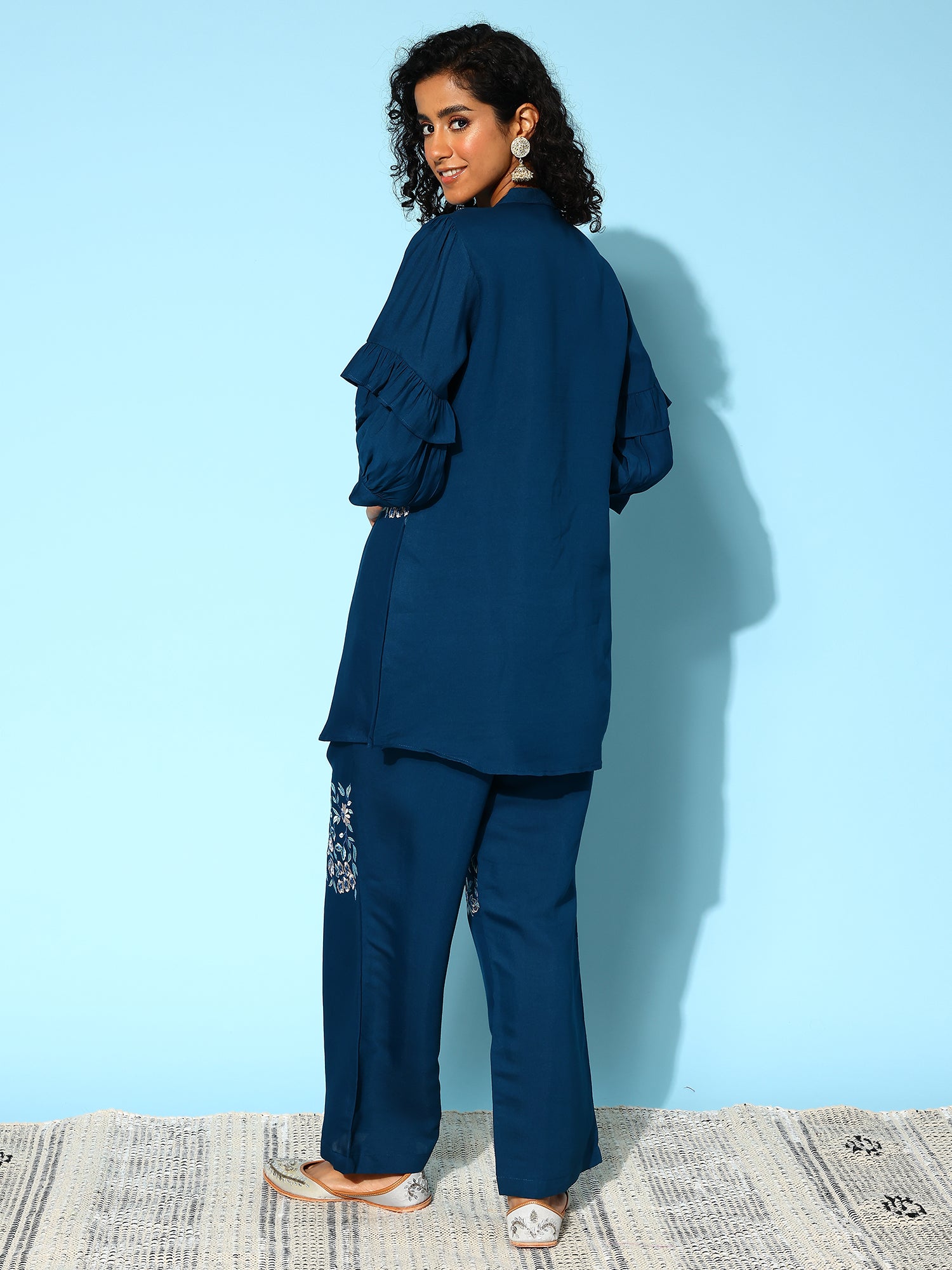 Women Embroidered Co-Ords Set