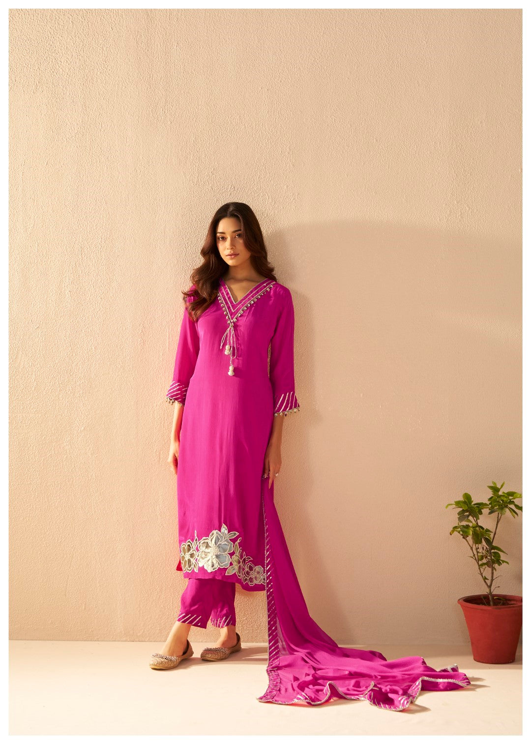 Albeli cameo premium work suit set