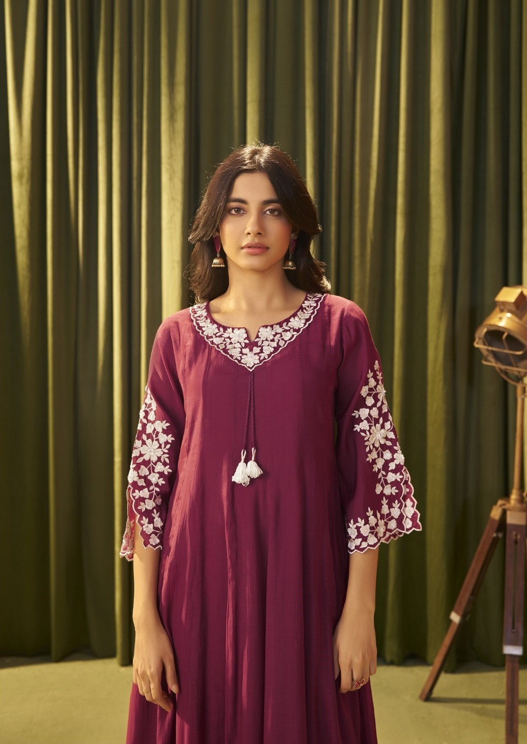 Albeli Sangria Full Work Premium Suit Set-AL