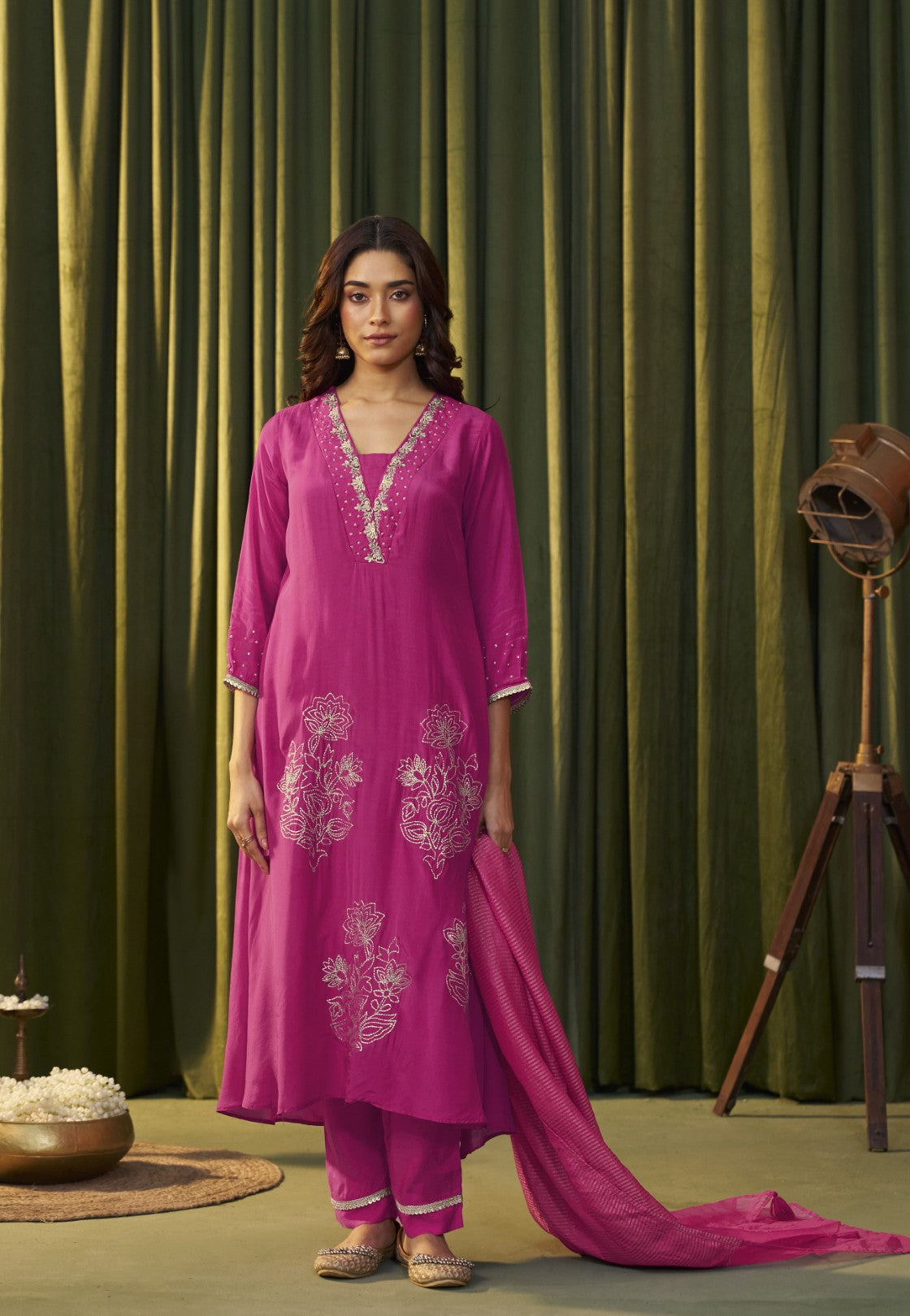 Albeli Rose Premium Work Suit Set-AL