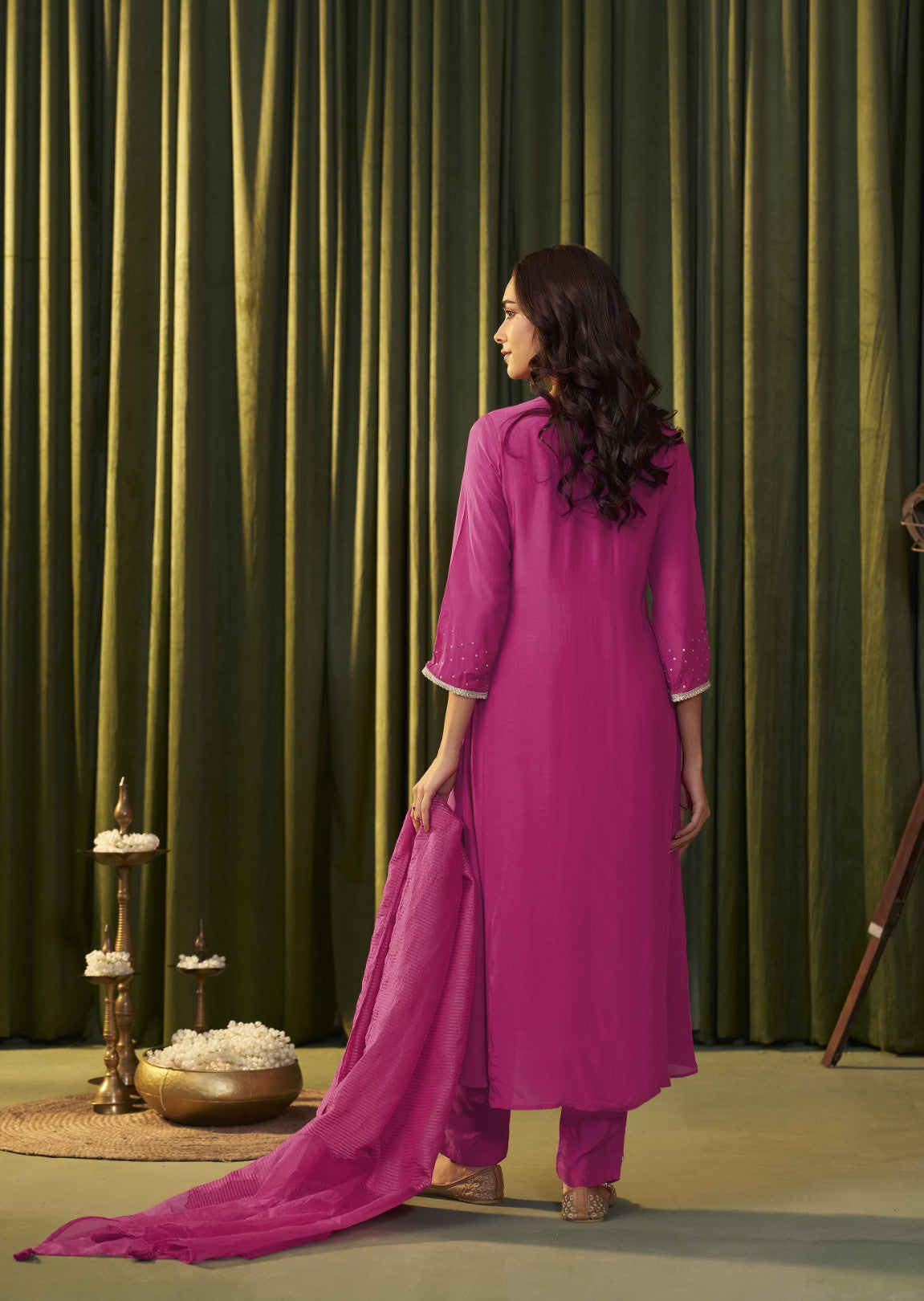 Albeli Rose Premium Work Suit Set-AL