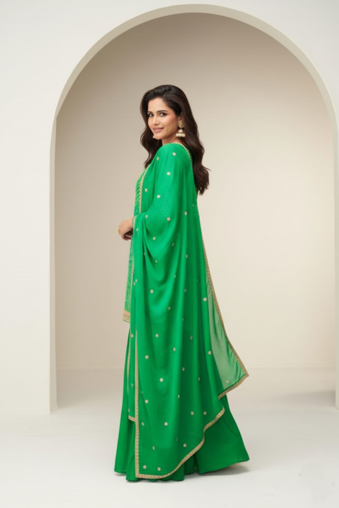 Mangal fern full work suit set
