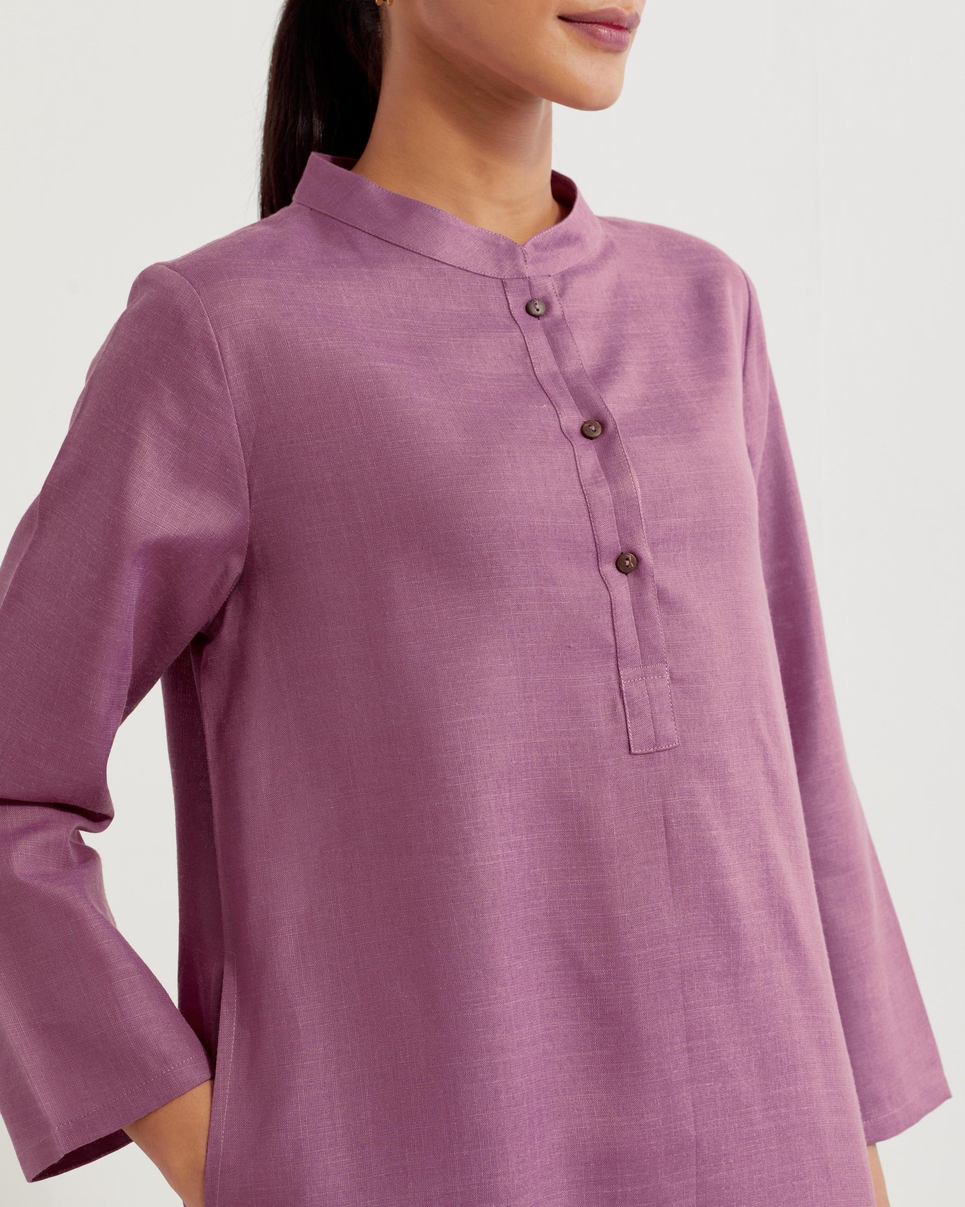 Mauve Boyfriend Co-ord Set (Set of 2)- IC