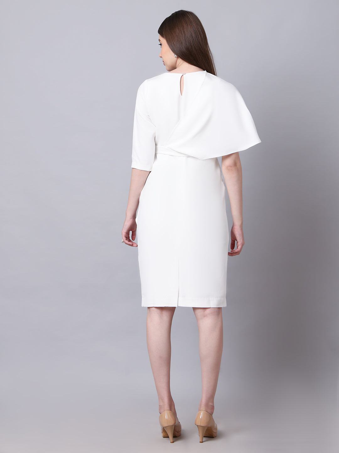 Exude Incandescent Draped Dress