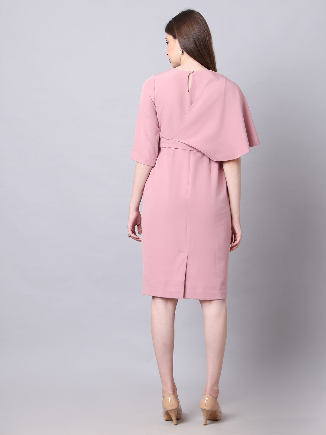 Exude Incandescent Draped Dress