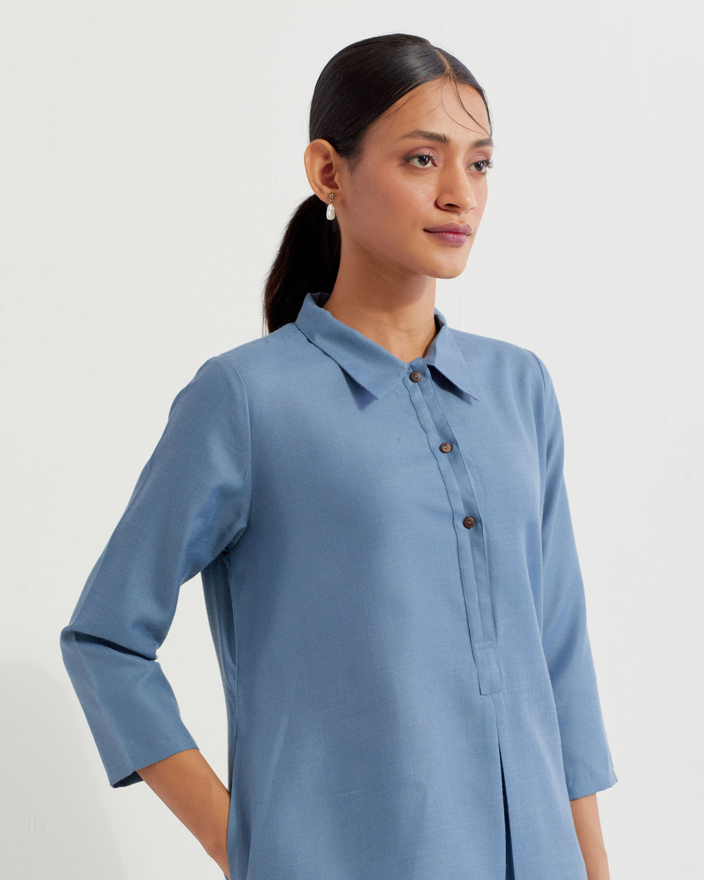 Blue Victoria Co-ord Set (Set of 2)- IC