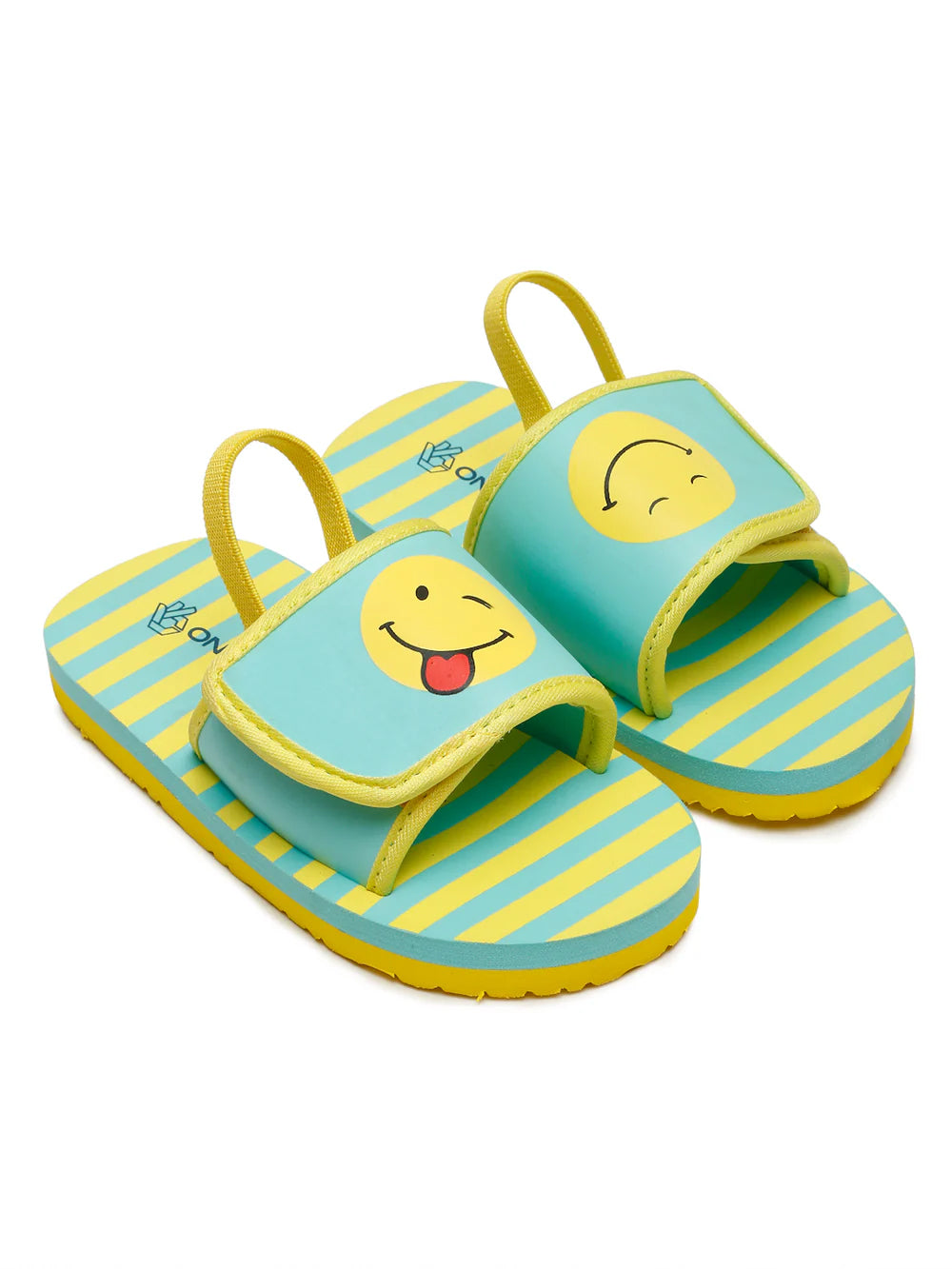 Smileys Sliders/Flipflops With Adjustable Strap & Back Support (Unisex)