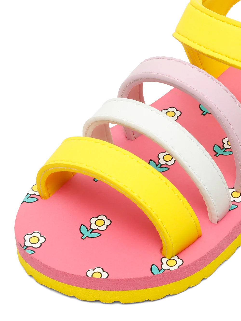 Premium Blossom Flower Sandals - Pink (Girls)