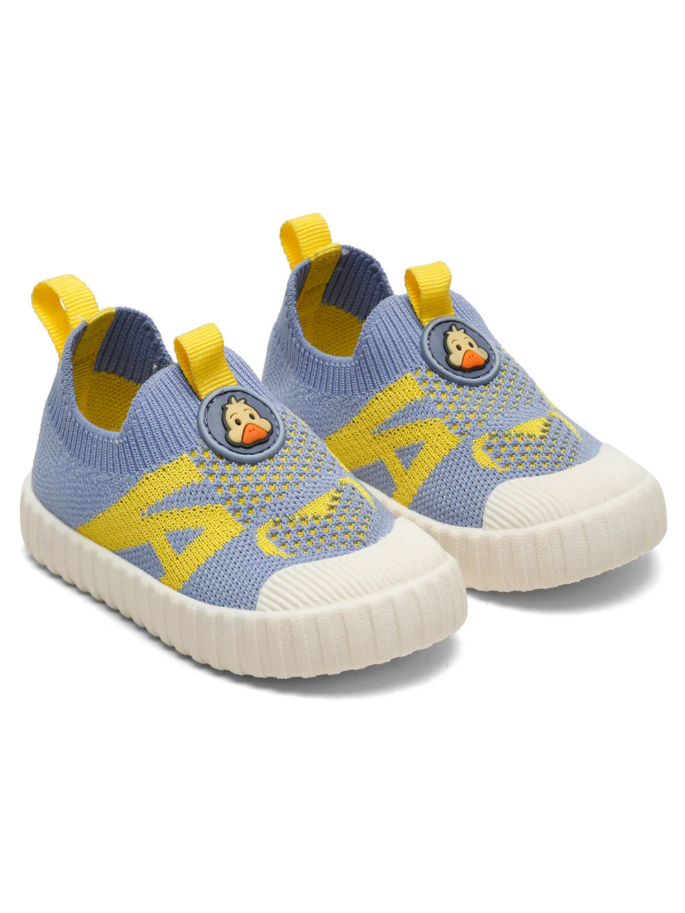 Ducky Toddlers's First Step Shoes - Sky Blue & Yellow (Unisex)