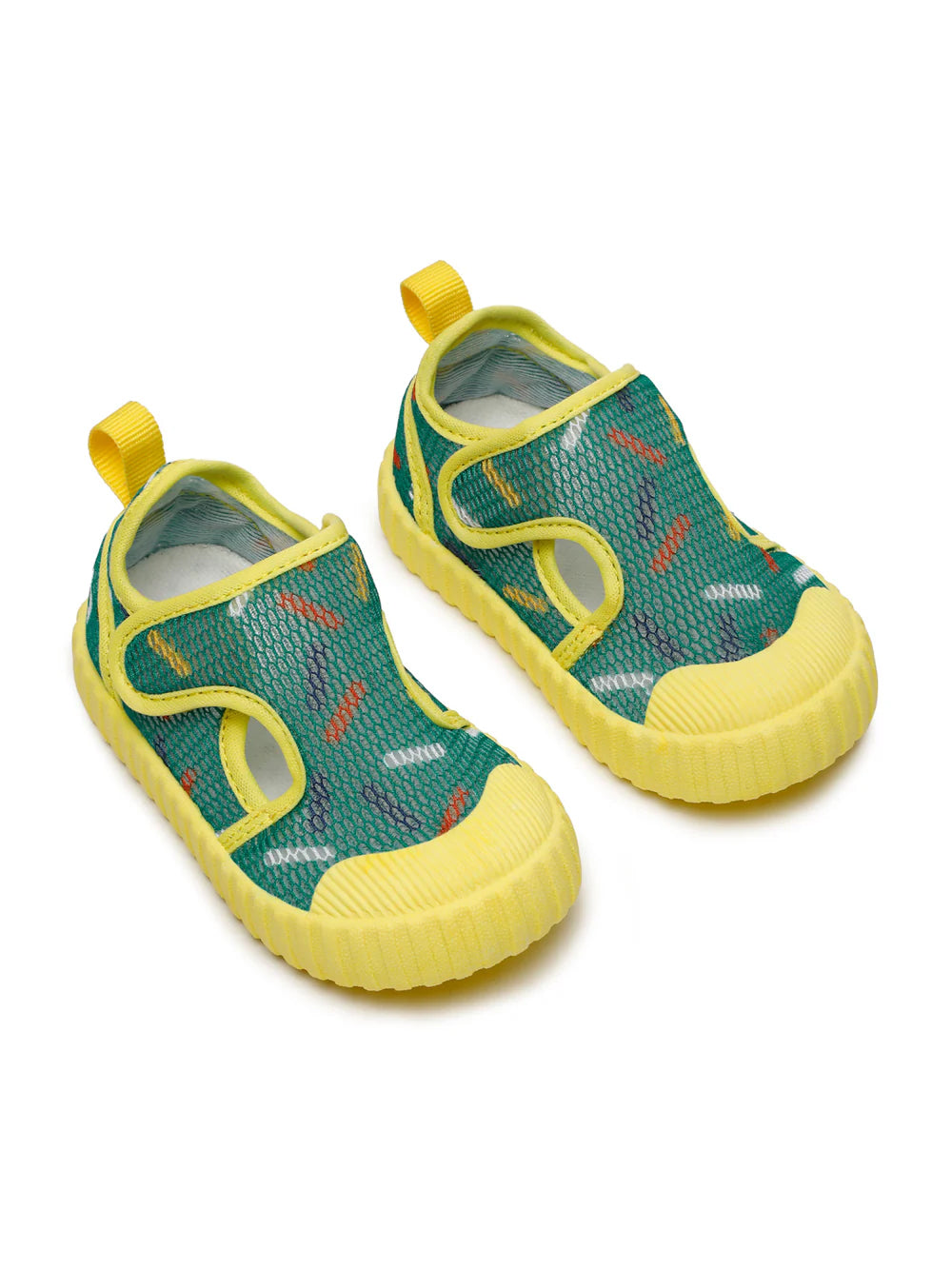 Premium Confetti Toddlers's Walking Shoes - Green (Unisex)