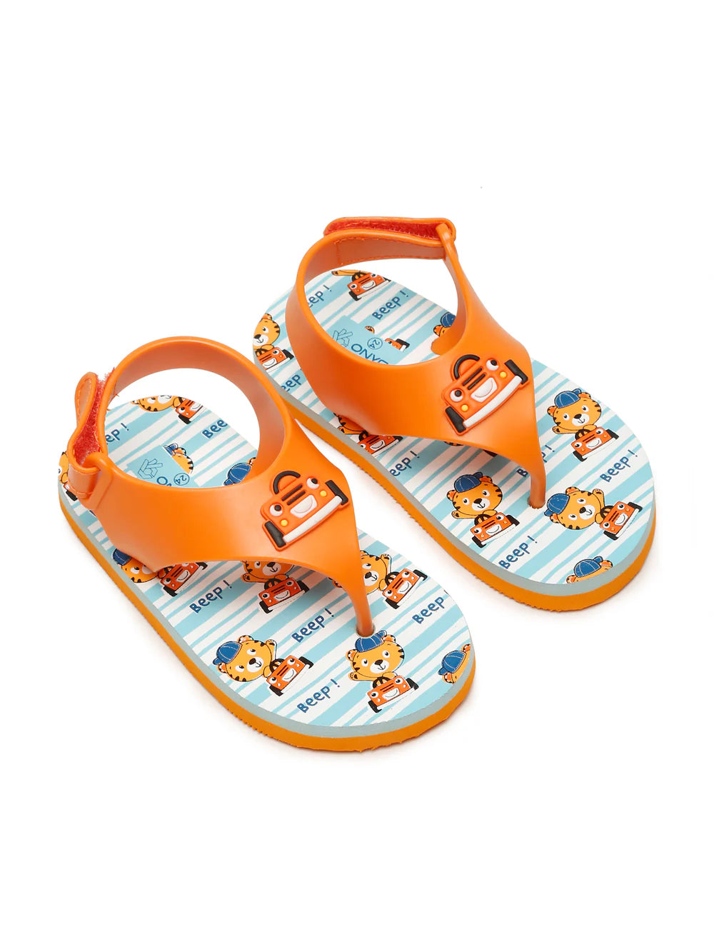 Premium Jeep Jellies Flipflops - Orange (Unisex)