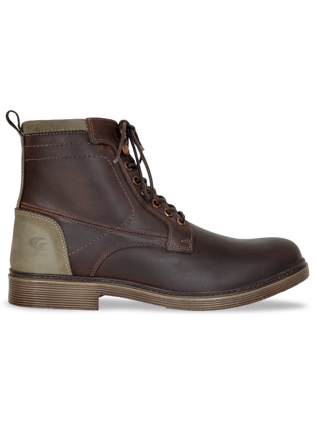 Allen Coper Men's Genuine Leather Comfortable Boots With Memory Foam Insole