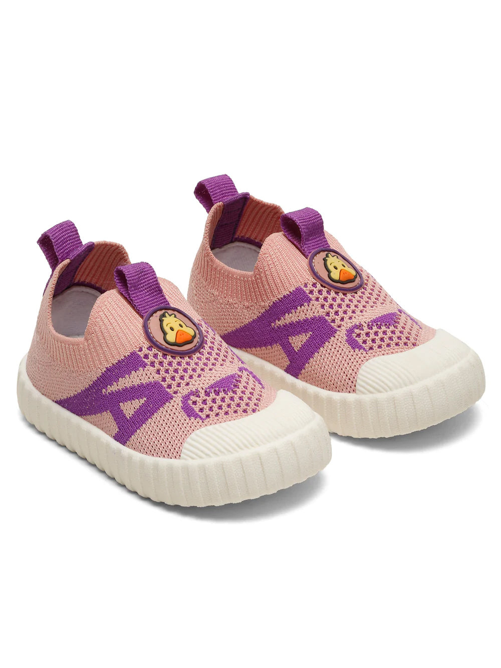 Ducky Toddlers's First Step Shoes - Pink & Purple (Unisex)