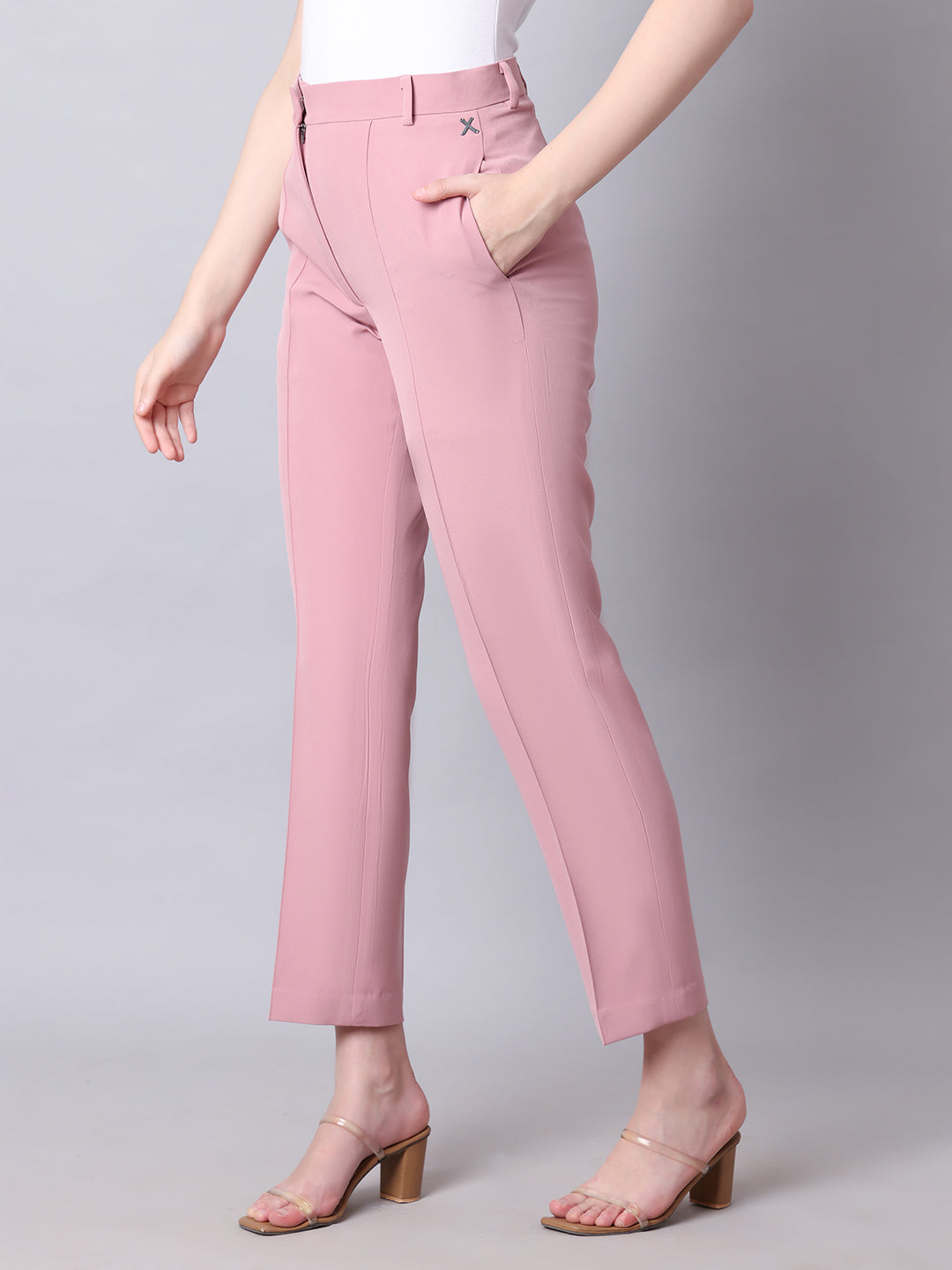 Exude Timeless Tranquility Front Pleat Trouser