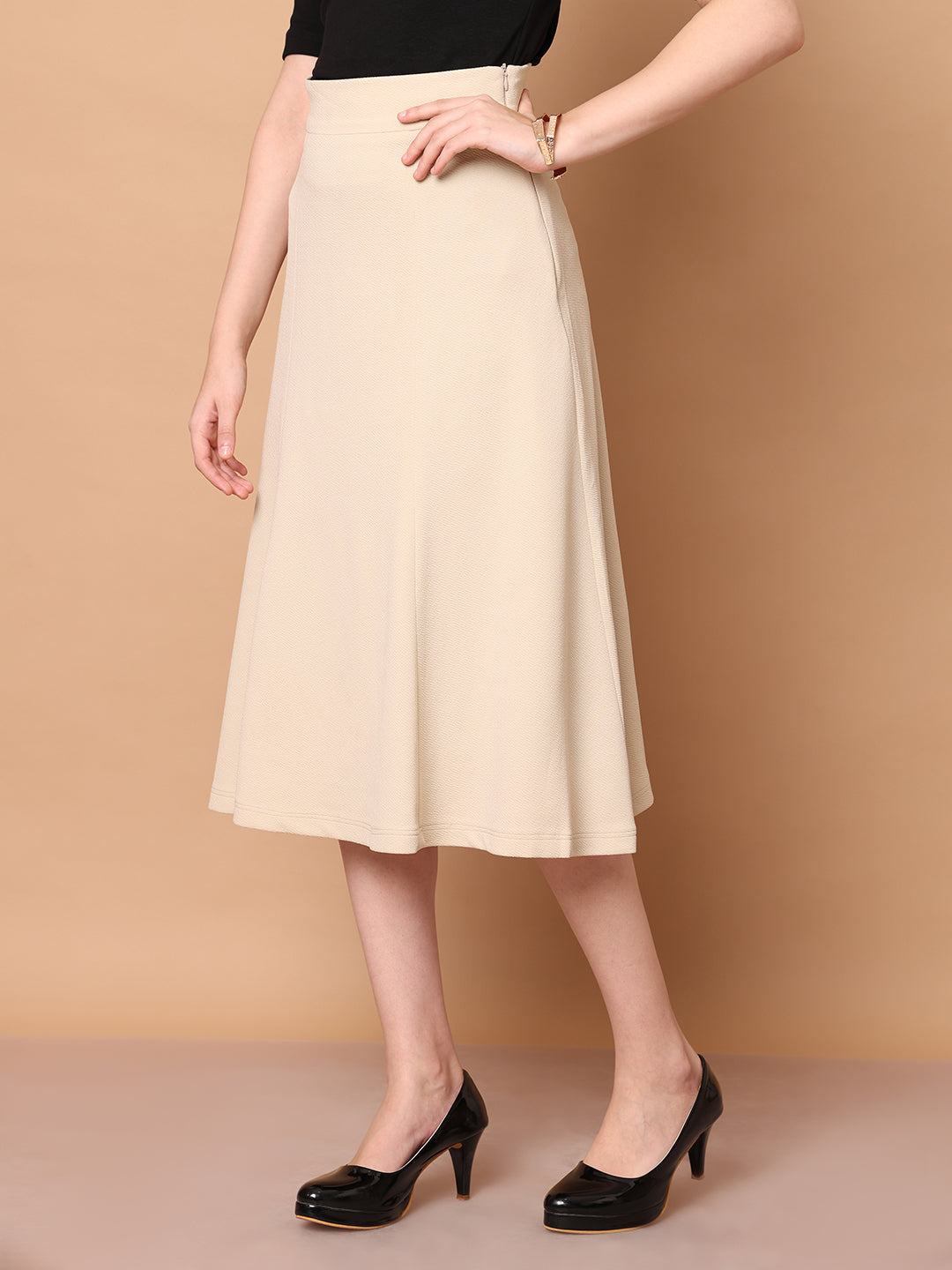 Exude Victory A-line Midi Skirt