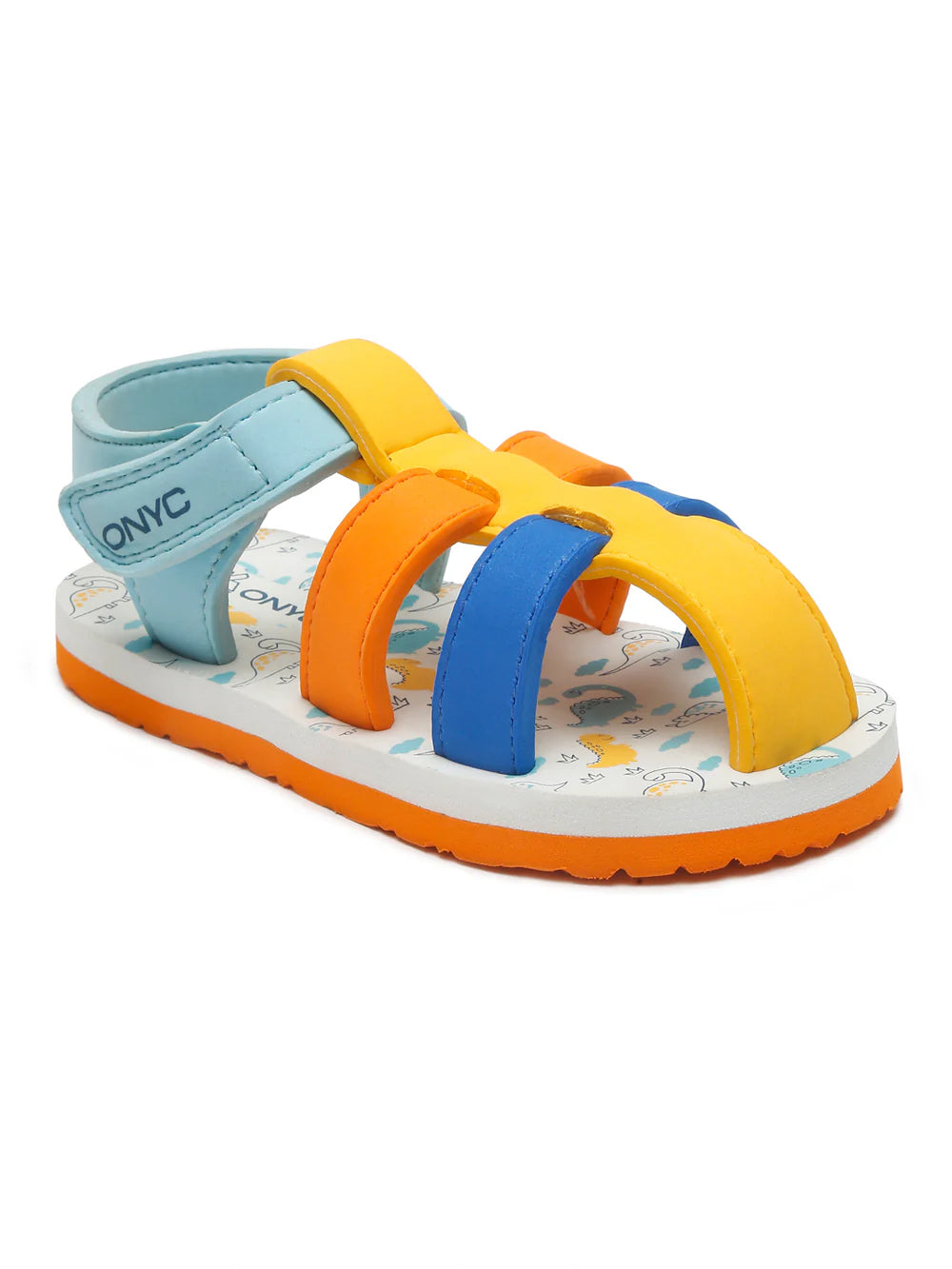 Premium Dino Sandals For Boys - Multicolour